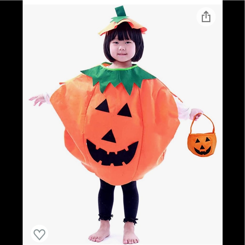 COPY - Halloween 3PC Pumpkin Costume for Kids Children Cosplay Party Clothes (O…